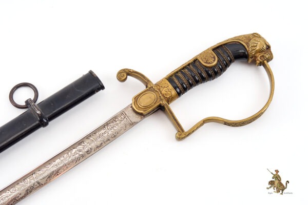 Imperial German Leopard Head Officer Sword - Eickhorn - Image 9