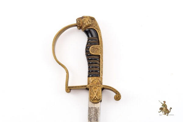 Imperial German Leopard Head Officer Sword - Eickhorn - Image 15
