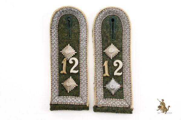 Infantry Oberfeldwebel Shoulder Straps - 12th Regiment - Image 3