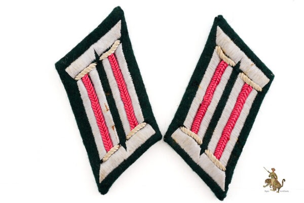 Panzerjäger Officer Collar Tabs