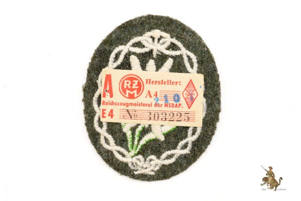 Gebirgsjäger Edelweiss Sleeve Insignia - RZM Tag - Image 4
