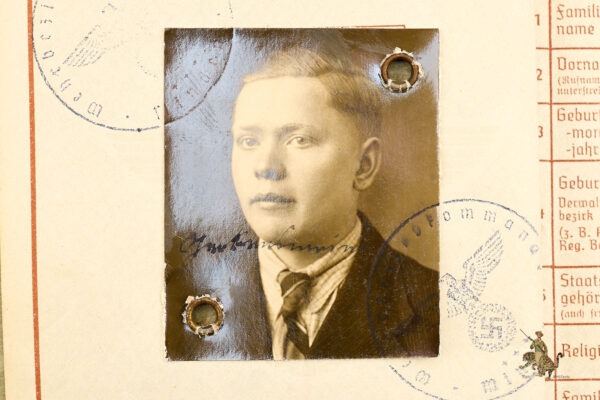 Reichsarbeitsdienst RAD Wehrpaß Named - Image 4