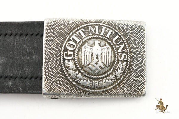 1938 Kreigsmarine Combat Belt & Tabbed Buckle - Aluminum - Image 3