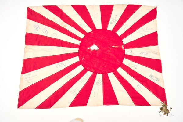 Japanese Naval Flag - 34th Infantry Signed