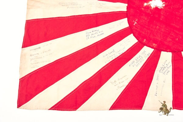 Japanese Naval Flag - 34th Infantry Signed - Image 3