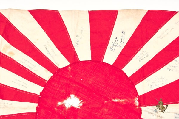 Japanese Naval Flag - 34th Infantry Signed - Image 5