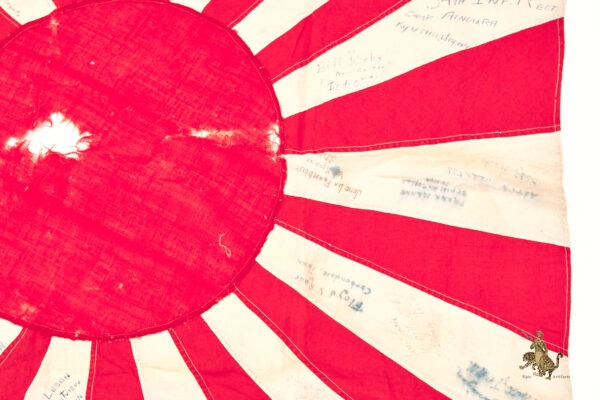 Japanese Naval Flag - 34th Infantry Signed - Image 8