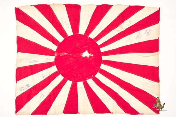 Japanese Naval Flag - 34th Infantry Signed - Image 10