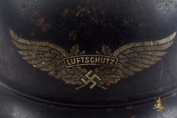 Luftschutz M35 Beaded Helmet - Q64 - Image 8