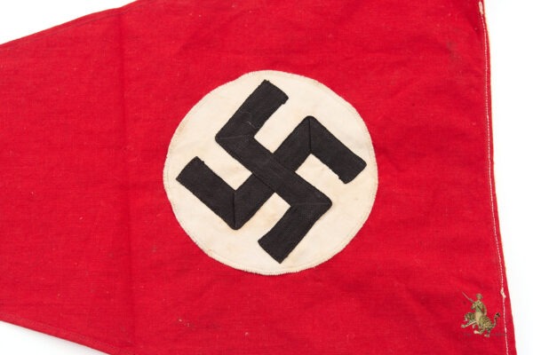 NSDAP Small Flag Pennant - 17" x 11'' - Image 6