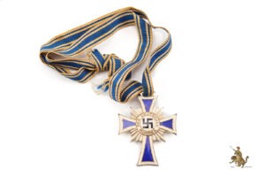 Silver Mother's Cross with Ribbon