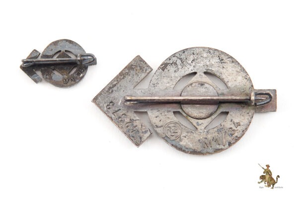 HJ Hitler Youth Proficiency Badge in Silver Set - Image 4