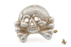 Early Panzer Skull Collar Tab Insignia