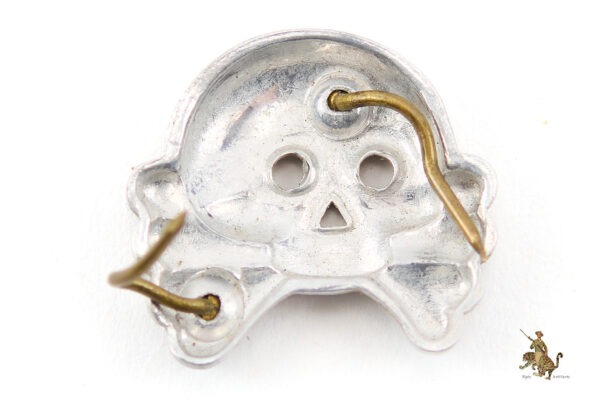 Early Panzer Skull Collar Tab Insignia - Image 3