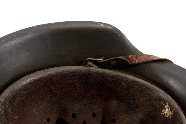 M42 Heer Helmet - Hand Painted Decal with Chin Strap - Image 13