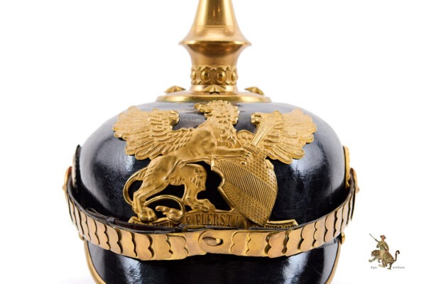 Imperial Baden Infantry Officer Pickelhaube Helmet - Image 7