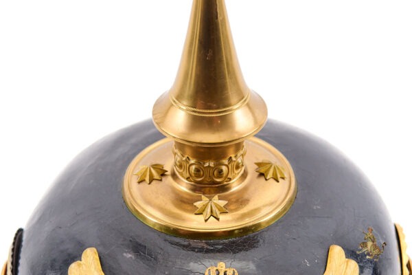 Imperial Baden Infantry Officer Pickelhaube Helmet - Image 9