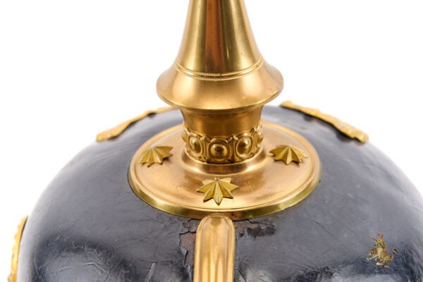 Imperial Baden Infantry Officer Pickelhaube Helmet - Image 11