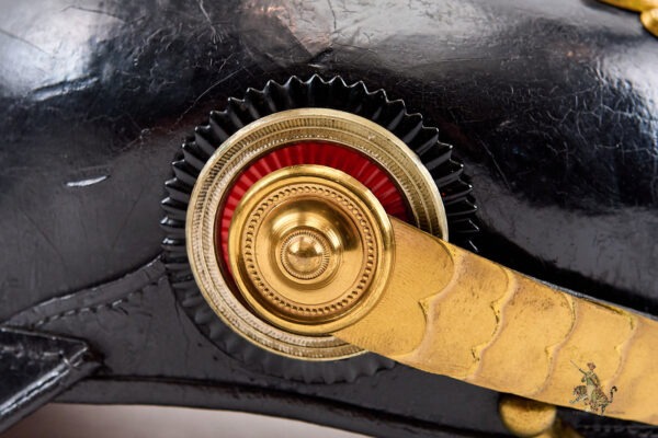 Imperial Baden Infantry Officer Pickelhaube Helmet - Image 15