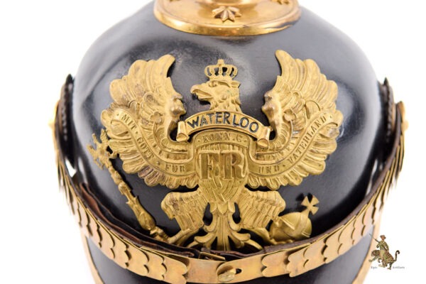 Imperial Hannoverian 165th Infantry Regiment Officer Pickelhaube - Image 9