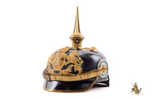 Bavarian Officer Pickelhaube Helmet