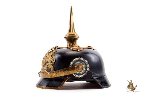 Imperial Bavarian Officer Pickelhaube Helmet - Image 3