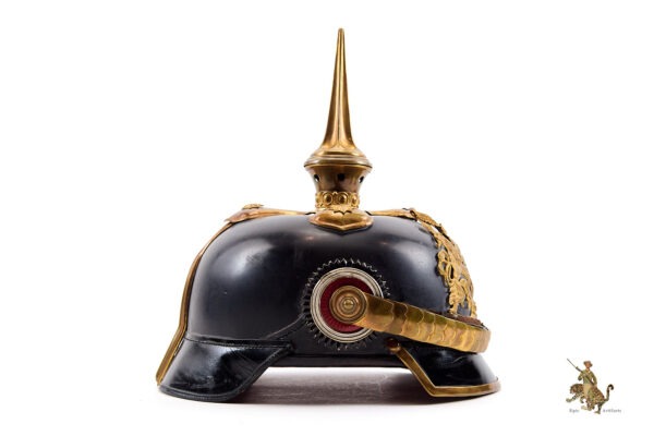 Imperial Bavarian Officer Pickelhaube Helmet - Image 5