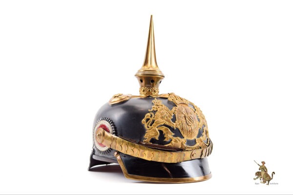 Imperial Bavarian Officer Pickelhaube Helmet - Image 6