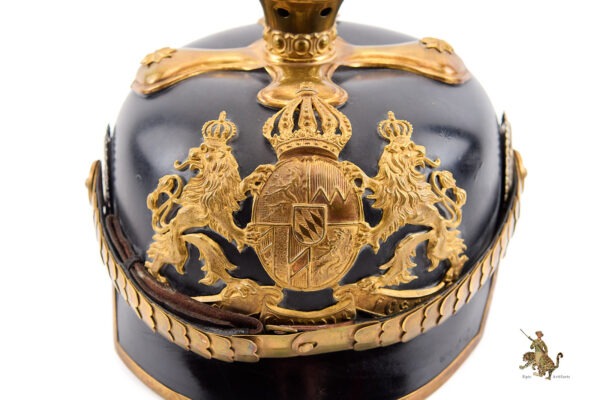Imperial Bavarian Officer Pickelhaube Helmet - Image 9