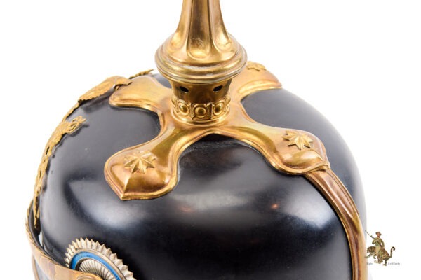 Imperial Bavarian Officer Pickelhaube Helmet - Image 11