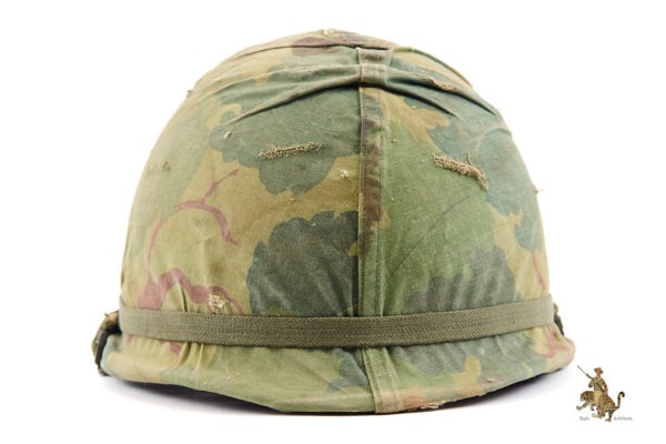 Vietnam US M1 Helmet with Mitchell Cover - Image 4