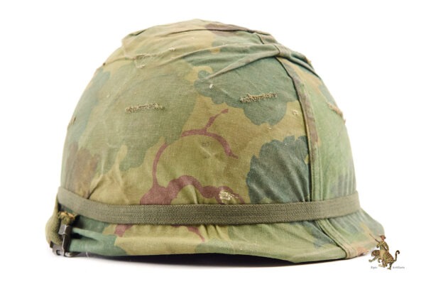 Vietnam US M1 Helmet with Mitchell Cover - Image 5