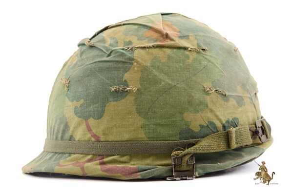 Vietnam US M1 Helmet with Mitchell Cover - Image 8