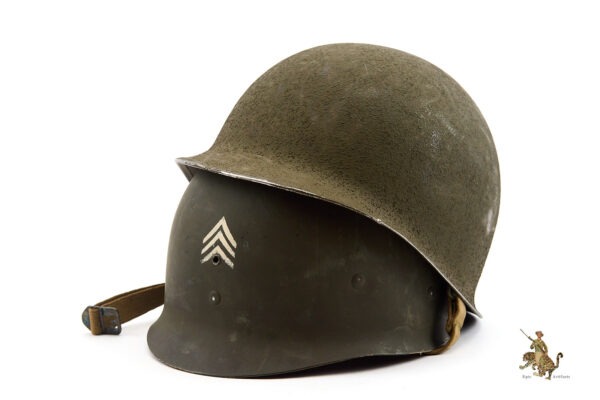 Early M1 St. Clair Low Pressure Liner and Fixed Bale Helmet