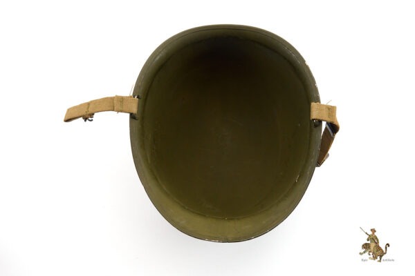 Early M1 St. Clair Low Pressure Liner and Fixed Bale Helmet - Image 10