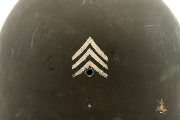 Early M1 St. Clair Low Pressure Liner and Fixed Bale Helmet - Image 20