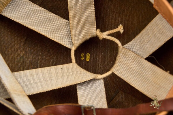 Early M1 St. Clair Low Pressure Liner and Fixed Bale Helmet - Image 22