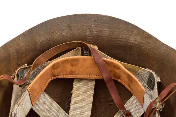 Early M1 St. Clair Low Pressure Liner and Fixed Bale Helmet - Image 24