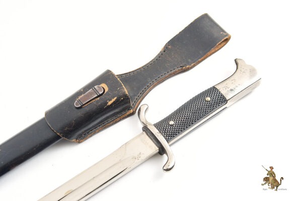 Long Fireman's Dress Bayonet - with Frog