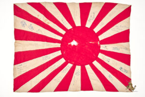 Japanese Naval Flag - 34th Infantry Signed
