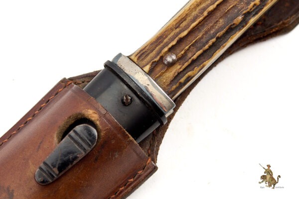 Heer Stag Grip Pioneer Bayonet w/ Frog - Image 13
