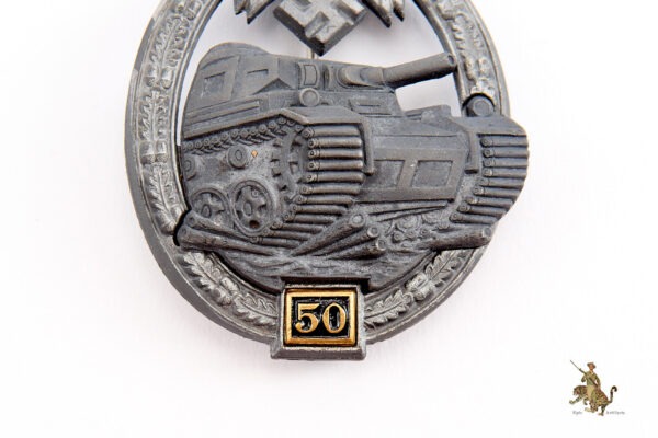 50 Engagement Panzer Badge in Silver - GB - Image 11