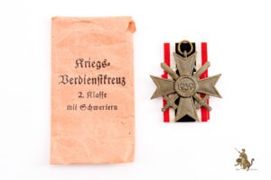 War Merit Cross with Swords 2nd Class & Packet