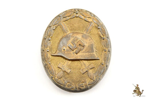 Gold Wound Badge - 107 - Carl Wild, Hamburg