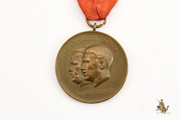 Hindenburg Hitler Commemorative Medal 1933 - Image 3
