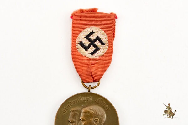 Hindenburg Hitler Commemorative Medal 1933 - Image 4