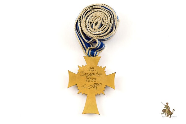 Cased Mothers Cross in Gold - Ochs & Bonn Hanau - Image 5