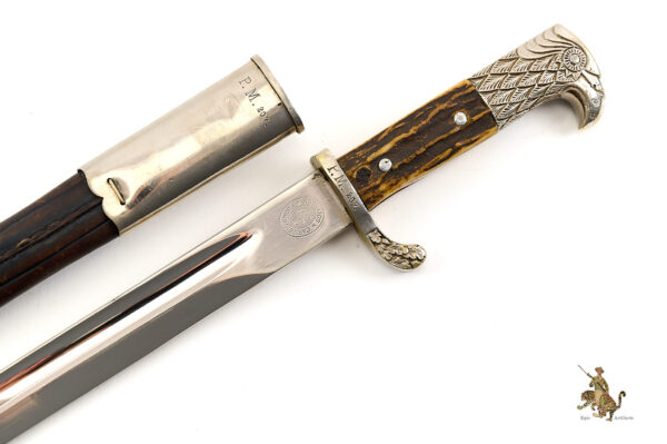 Police Bayonet with Stag Handle - Carl Eickhorn - Image 5