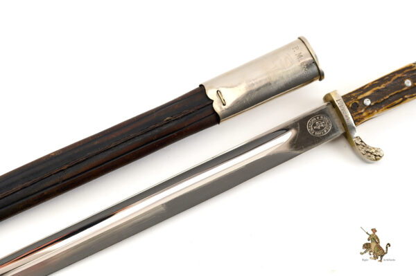 Police Bayonet with Stag Handle - Carl Eickhorn - Image 6
