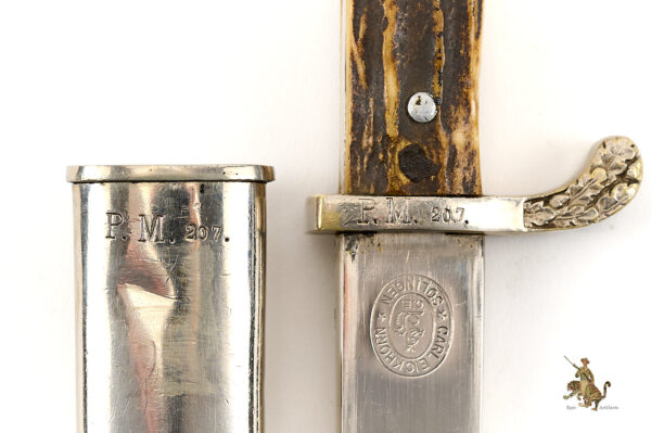 Police Bayonet with Stag Handle - Carl Eickhorn - Image 11